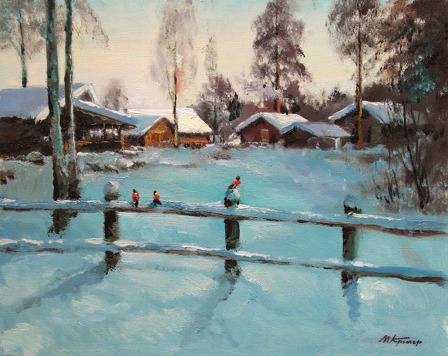 Winter Painting - February Frost by Mark Kremer
