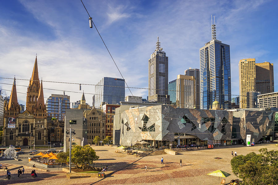 Federation Square, Melbourne Photograph by Kokkai Ng