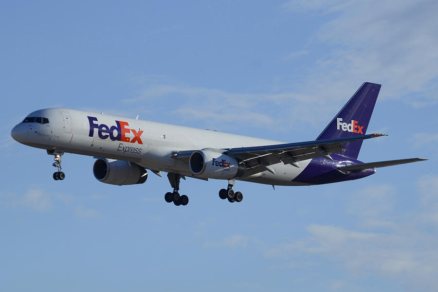 Fedex Express Boeing 757-224 N942FD Phoenix Sky Harbor February 24 2015 Photograph by Brian Lockett