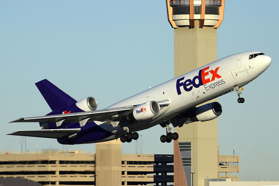 FedEx Express McDonnell-Douglas MD-10-10F N357FE Phoenix Sky Harbor December 24 2014  Photograph by Brian Lockett