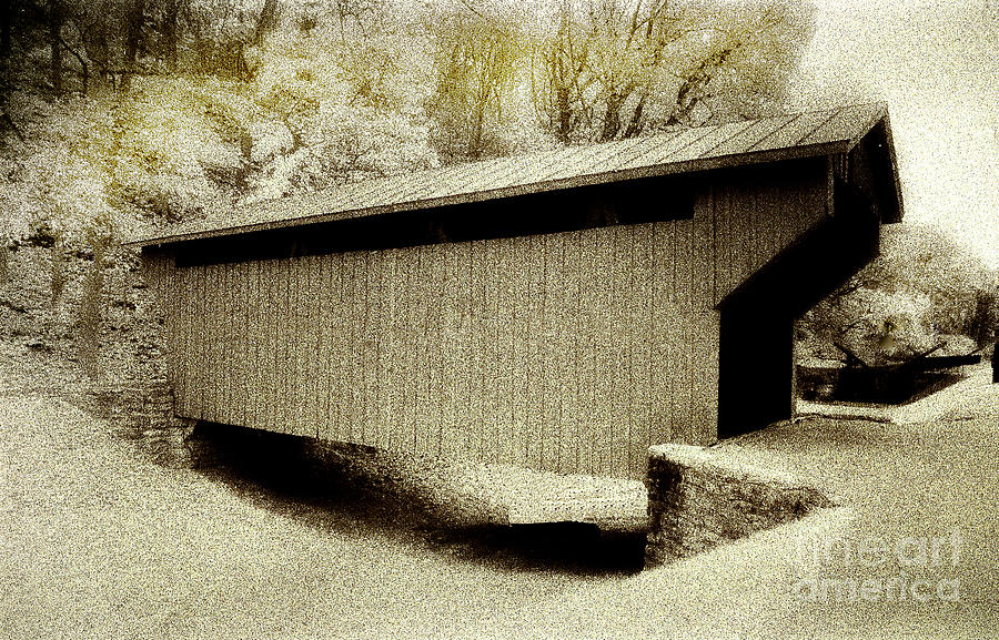 Feedwire Covered Bridge 35-57-03montgomery County Ohio Photograph