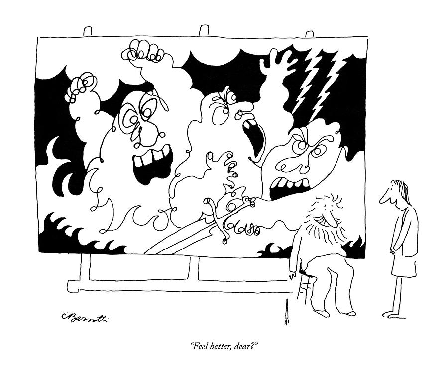 Feel Better Drawing by Charles Barsotti