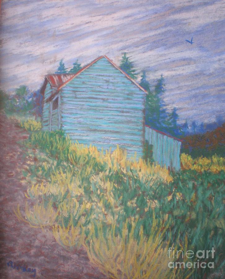 Feelin Blue in Troutdale Painting by Suzanne McKay