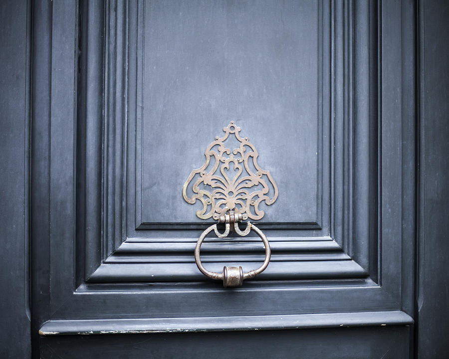 Feeling Blue - Paris Doors Photograph by Melanie Alexandra Price