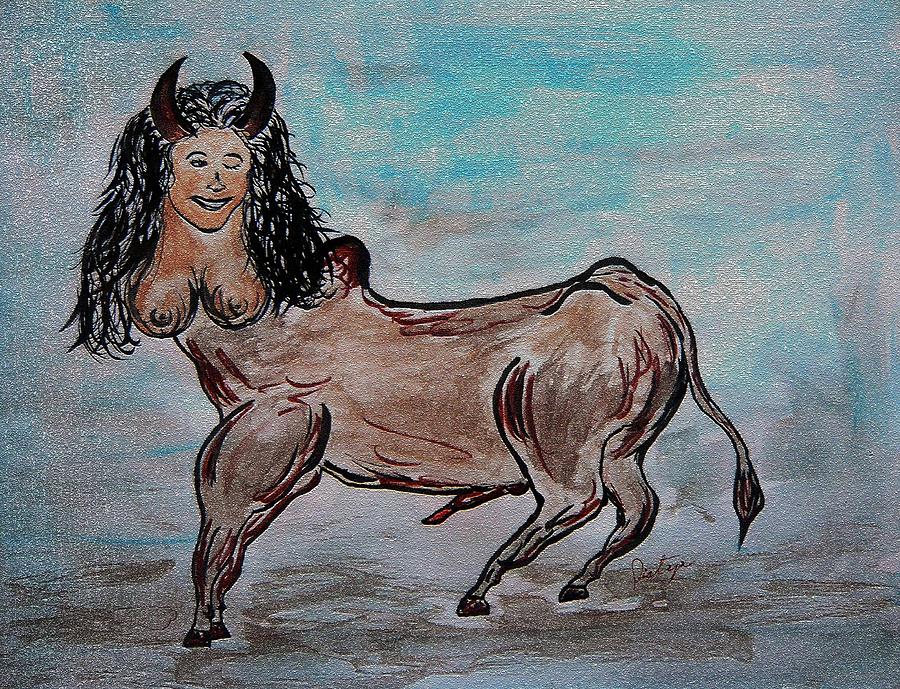 Feeling Horny Painting by Piety Dsilva