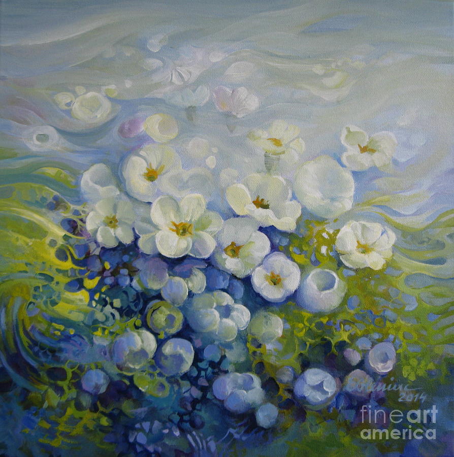 Feeling of spring Painting by Elena Oleniuc
