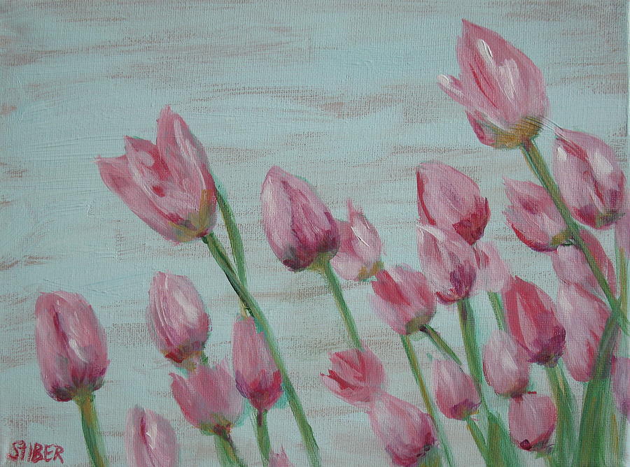 Feeling of spring Painting by Kathy Stiber
