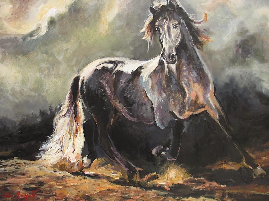 Horse Painting - Feeling by Tigran Ghulyan