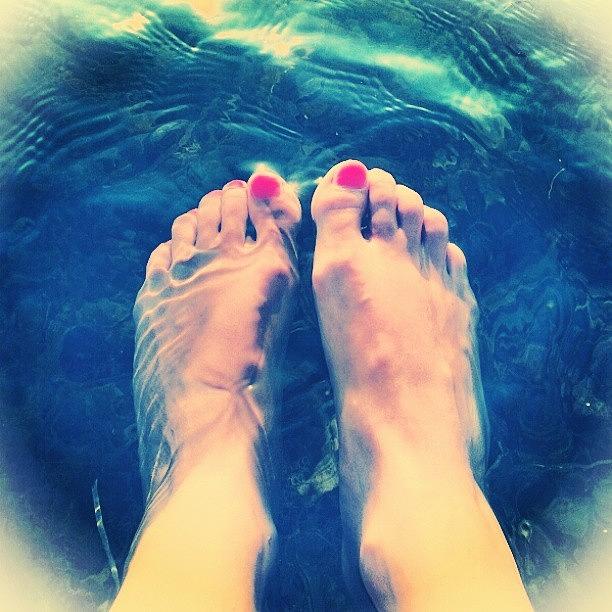 Summer Photograph - Feet! by Emanuela Carratoni