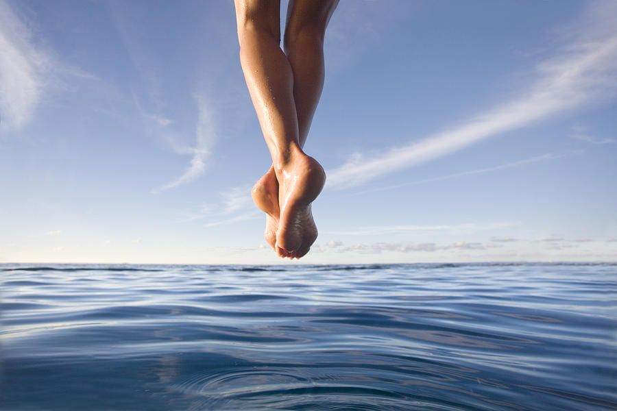 Feet over Ocean Photograph by M Swiet Productions