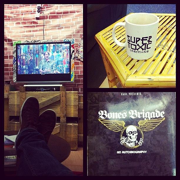 Skateboarding Photograph - Feet Up, Coffee And Let Chris Work by Creative Skate Store