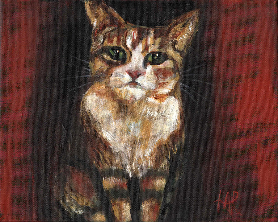 Feline Painting by Art by Kar | Fine Art America