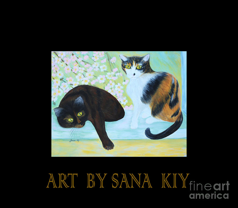 Feline Friends. Inspirations Collection. Painting by Oksana Semenchenko