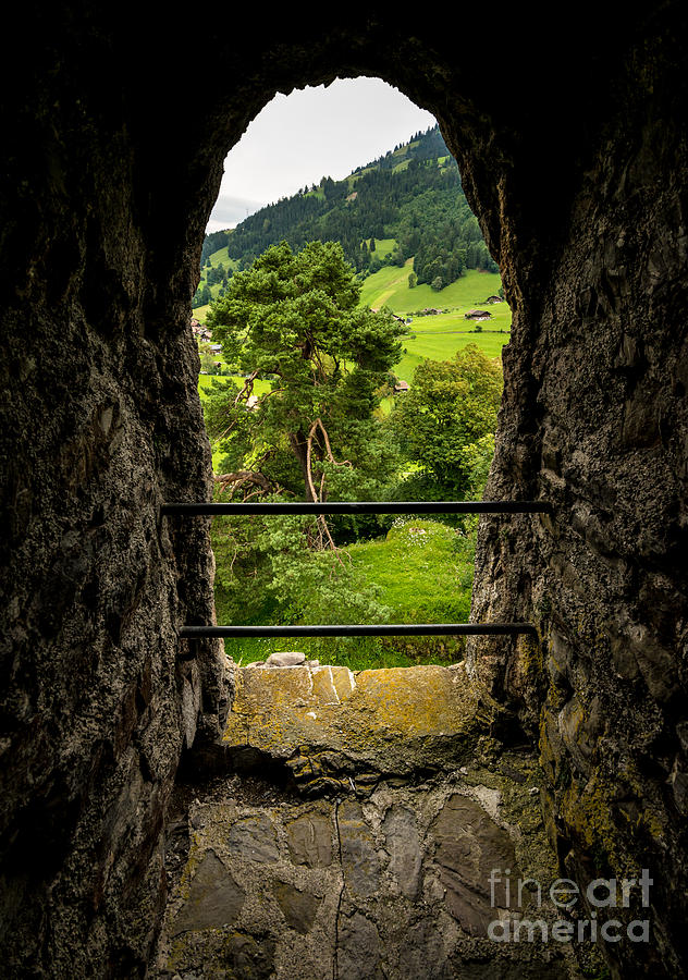Tellenburg Castle Ruin - Kander Valley Photograph by Gary Whitton