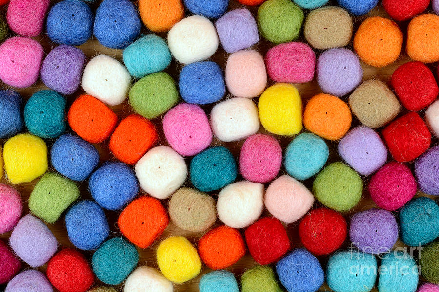 Felt Balls Photograph by Grigorios Moraitis