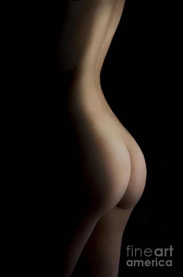 Female Body on Dark Background Photograph by Jelena Jovanovic