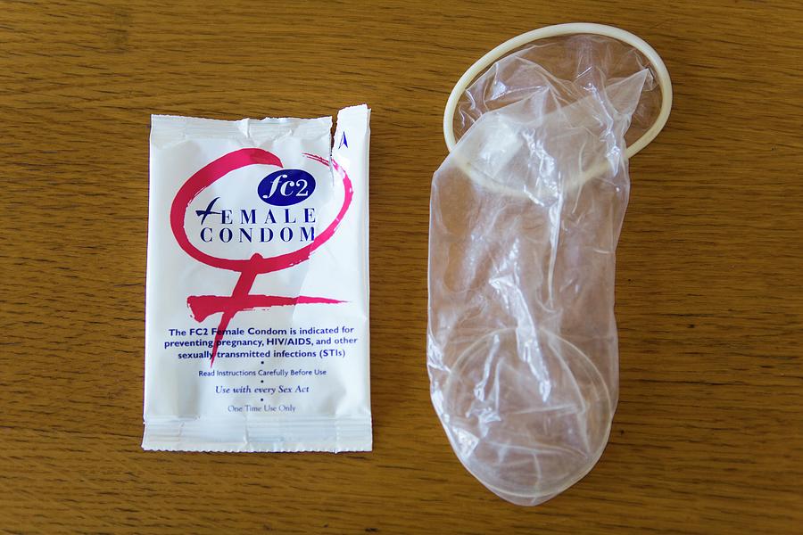 Female Condoms In Africa Photograph by Ton Koene - Fine Art America