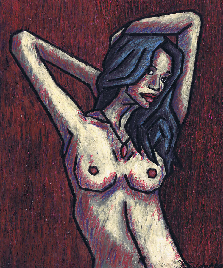 Nude Painting - Female Nude by Kamil Swiatek