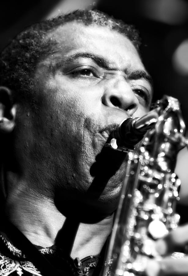 Femi Kuti live in Concert 2 Photograph by Jennifer Rondinelli Reilly - Fine Art Photography