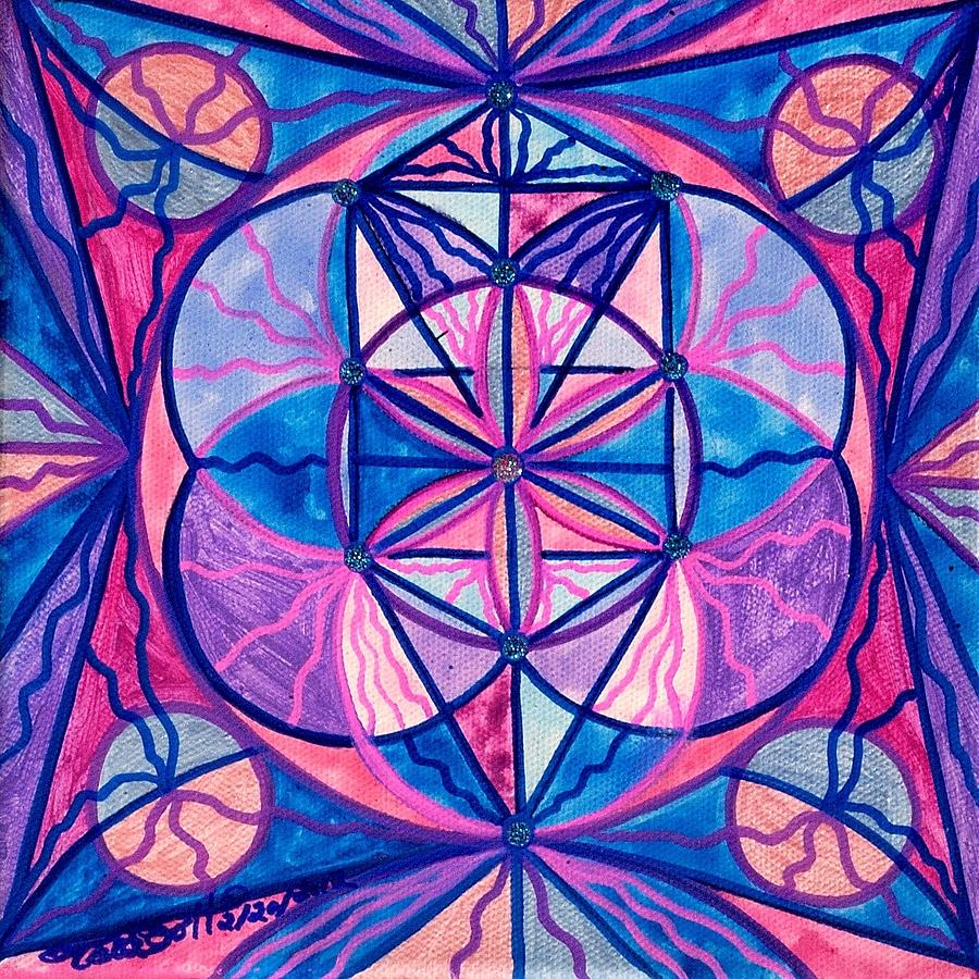Vibration Painting - Feminine Interconnectedness by Teal Eye Print Store