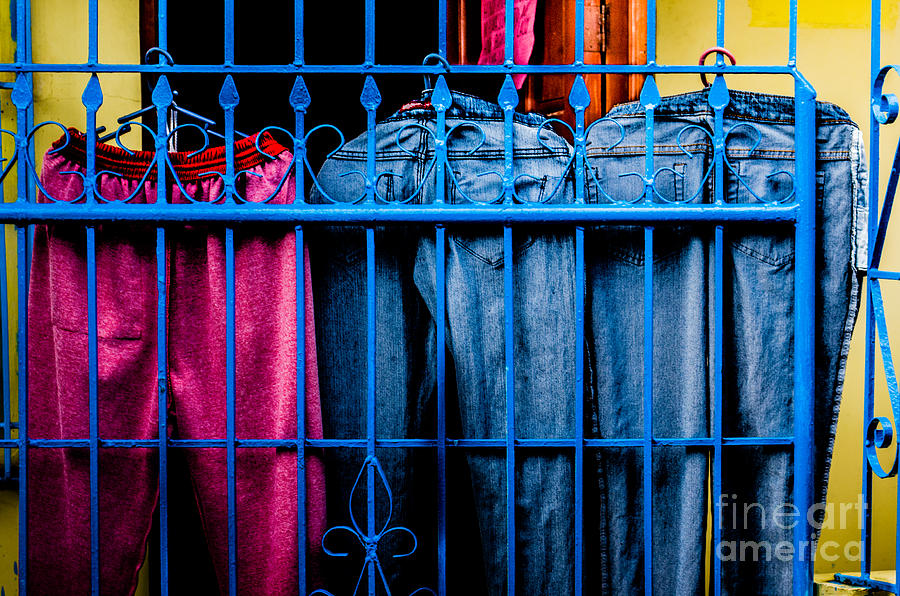 Fence On Pants Photograph by Michael Arend