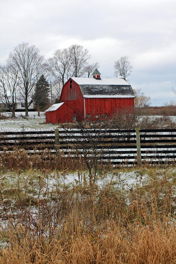 Fenced in Barn Photograph by Jennifer Robin