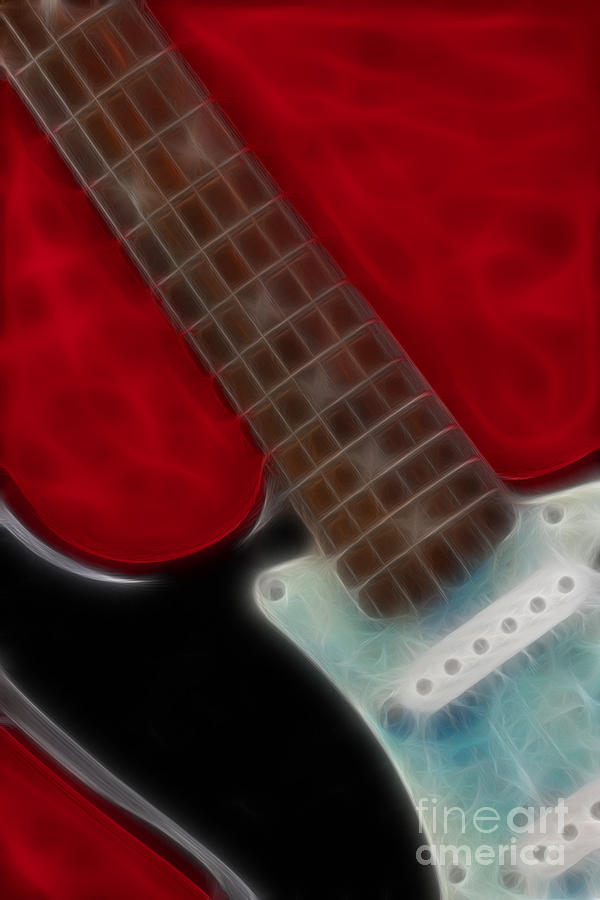 Music Photograph - Fender-9644-Fractal by Gary Gingrich Galleries