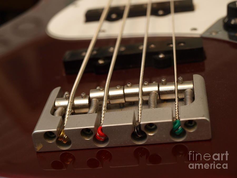 Fender Bass Guitar - 1 Photograph by Vivian Martin