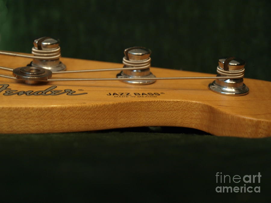 Fender Bass Guitar - 2 Photograph by Vivian Martin