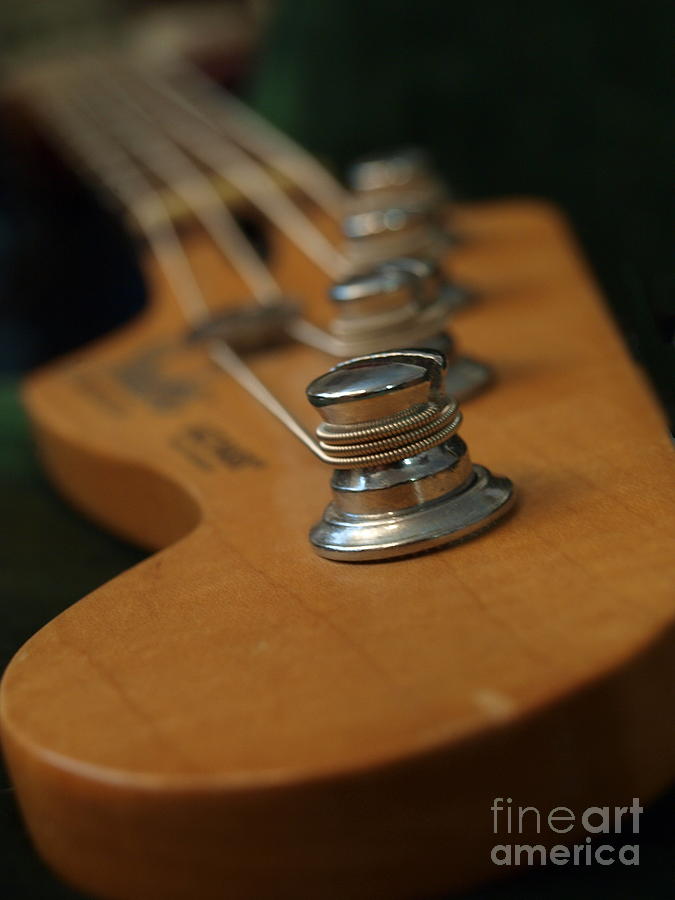 Fender Bass Guitar - 3 Photograph by Vivian Martin