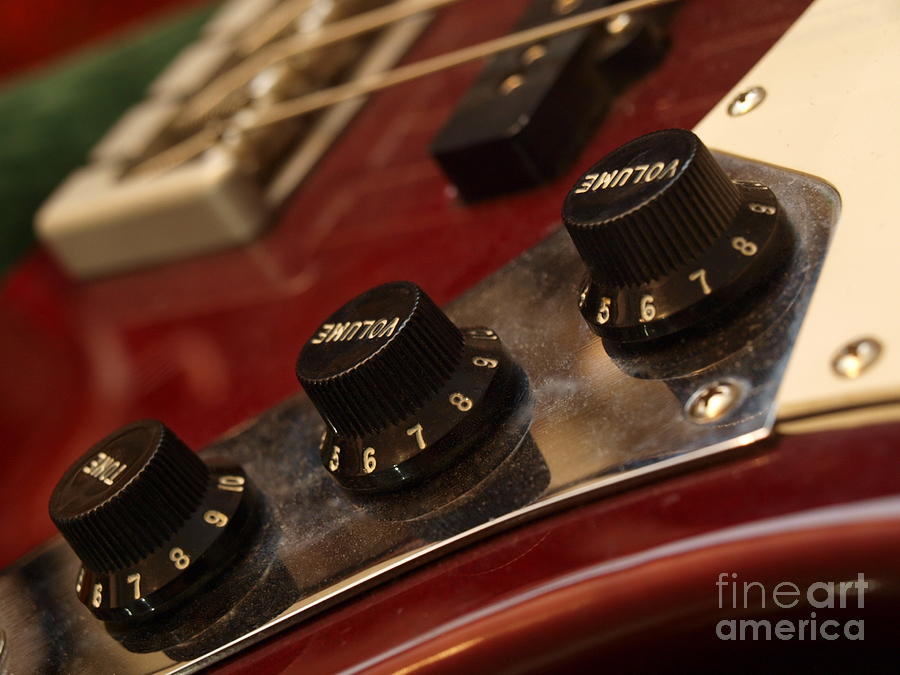 Fender Bass Guitar - 7 Photograph by Vivian Martin
