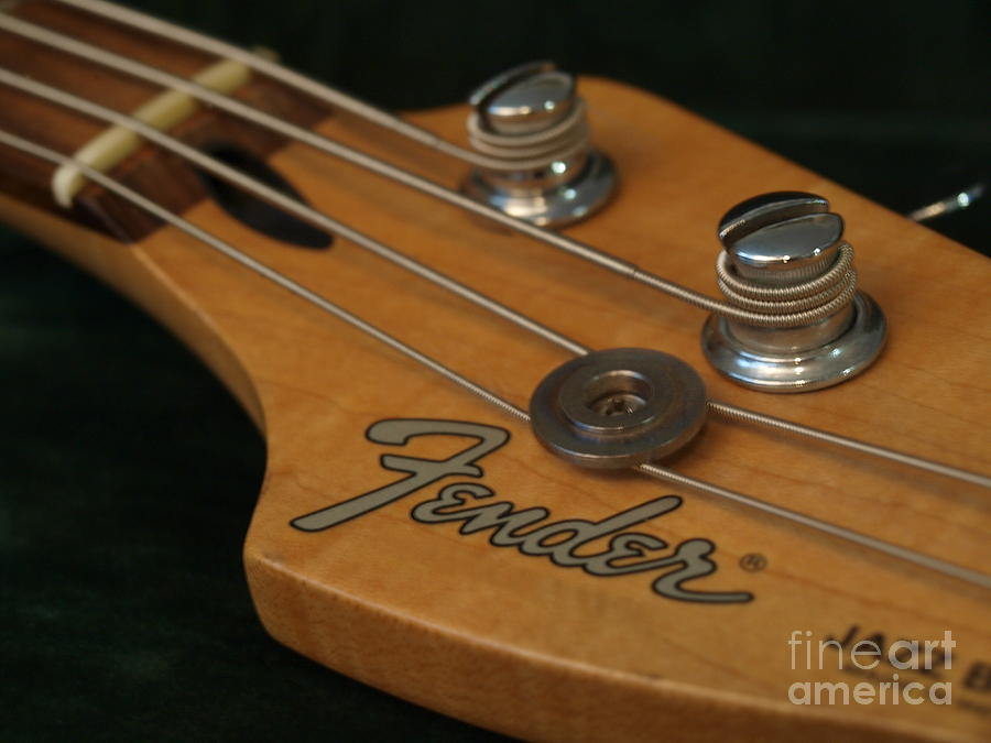 Fender Bass Guitar - 8 Photograph by Vivian Martin
