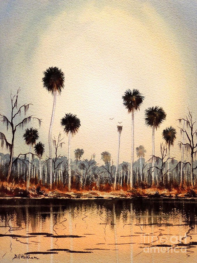 Fenholloway River Florida Painting by Bill Holkham