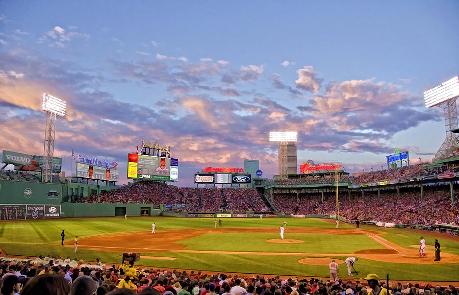 Fenway Night Photograph by Donna Doherty