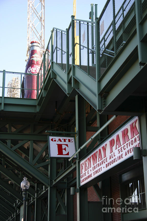 Boston Red Sox Photograph - Fenway Park Gate E by David Leiman