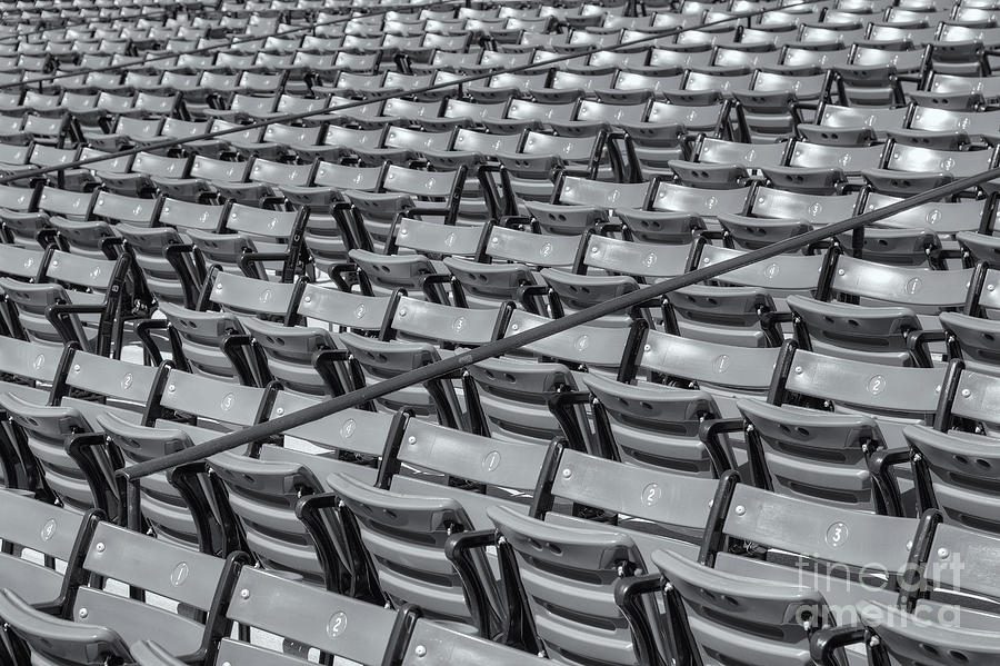 Boston Red Sox Photograph - Fenway Park Grandstand Seats II by Clarence Holmes