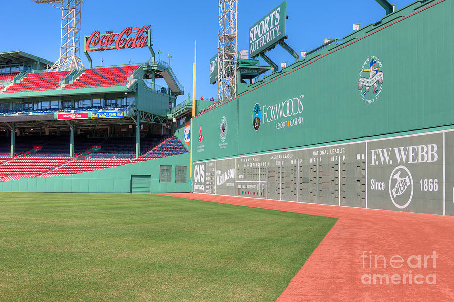 Fenway Park Green Monster I Photograph by Clarence Holmes