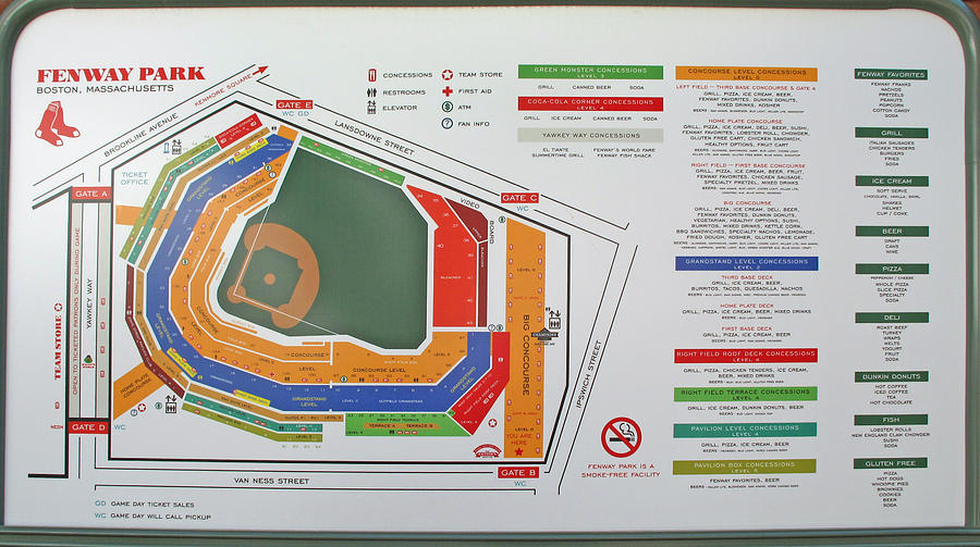 Fenway Park Seating Chart & Map