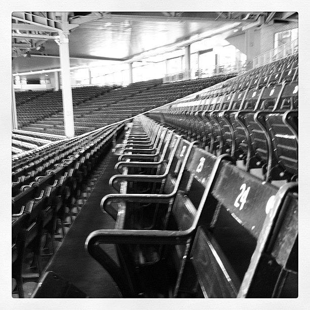 Babe Ruth Photograph - Fenway Park oldest seats by Micah Watson