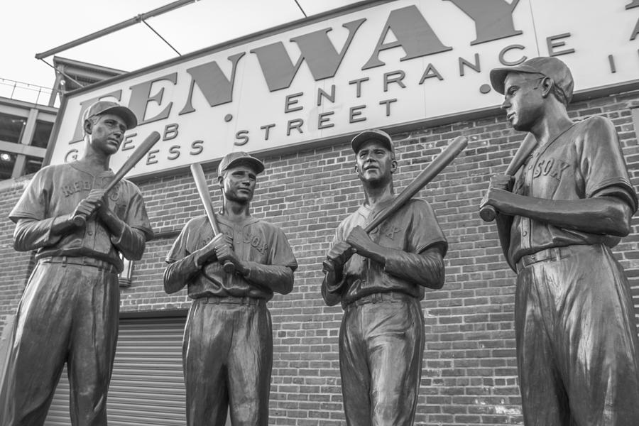 Fenway Park Statues Photograph by John McGraw