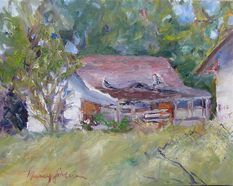 Landscape Painting - Ferals Home by Marcy Silveira