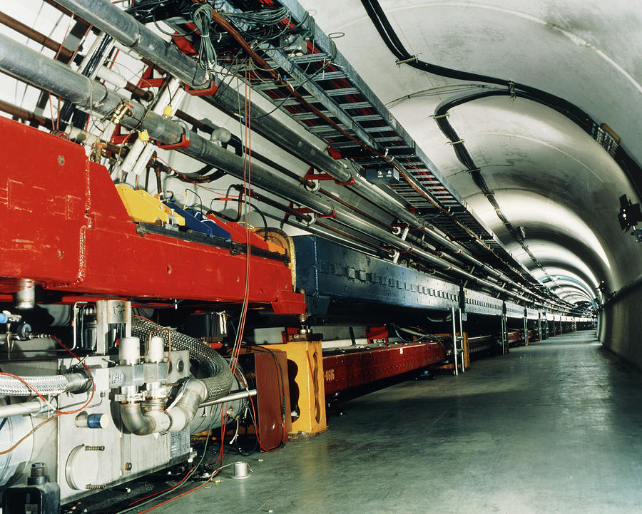 Fermilab Tevatron Accelerator Photograph by Fermilab/science Photo Library
