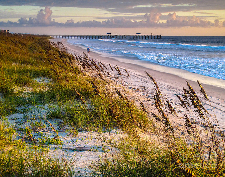 Beach Photograph - Fernandina Beach morning by Scott Moore
