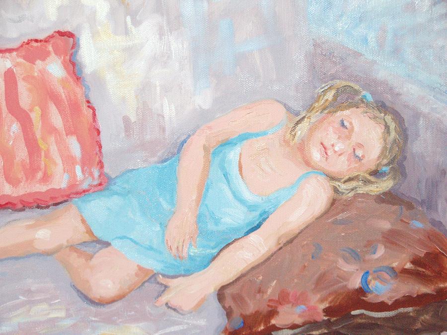 Ferne Asleep Painting by Elinor Fletcher