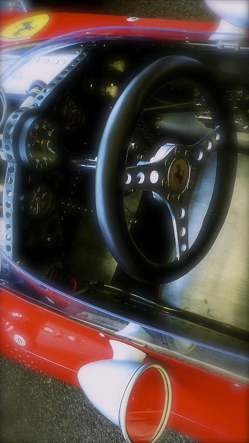 Ferrari 1960s Formula 1 Racing Car Cockpit Photograph by John Colley