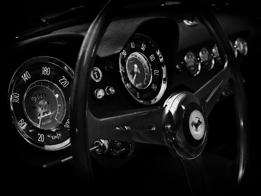 Car Photograph - Ferrari 250 GT Interior by Mark Rogan