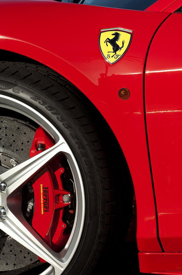 Ferrari Emblem 3 Photograph by Jill Reger