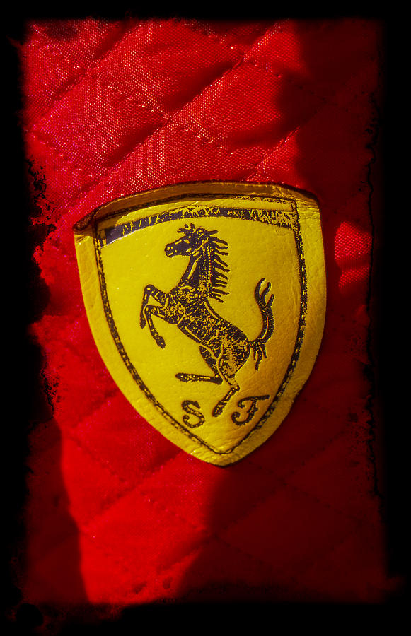 Ferrari Emblem Photograph by Jose Bispo - Pixels