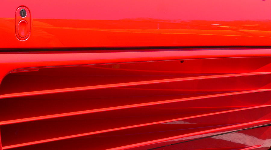 Ferrari Exotic Sports Car Side Photograph by Jeff Lowe