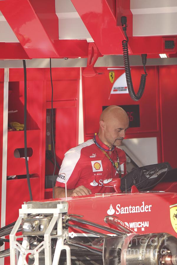 Ferrari F1 Garage Photograph by David Grant
